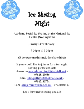 Leicestershire Academy Ice Skating